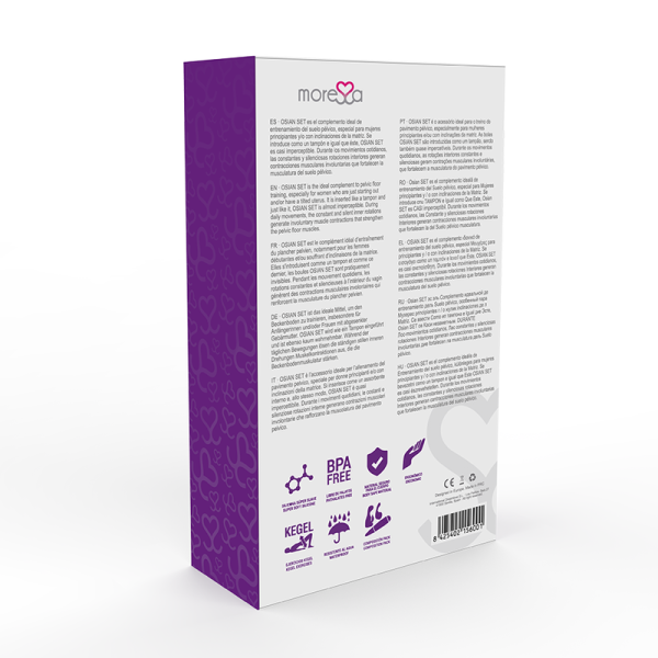MORESSA - OSIAN SET PREMIUM SILICONE LILAS - – Image 4