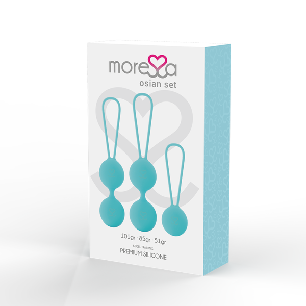 MORESSA - ENSEMBLE OSIAN SILICONE TURQUOISE PREMIUM - – Image 3