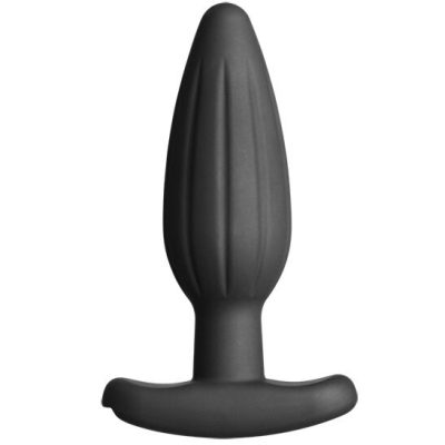 ELECTRASTIM - SILICONE NOIR ROCKER BUTTT PLUG MOYEN -