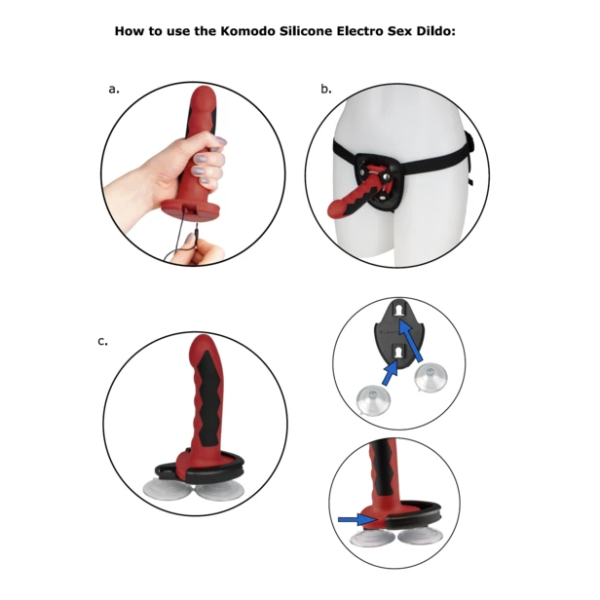 ELECTRASTIM - GODE KOMODO SILICONE FUSION - – Image 2