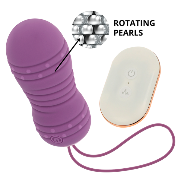 OHMAMA - ŒUF TÉLÉCOMMANDE 7 MODES DE ROTATION LILAS - – Image 3
