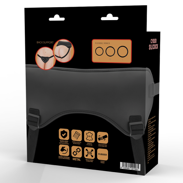 CYBER SILICOCK - HARNAIS SANGLES AVEC 3 ANNEAUX GRATUITS - – Image 4