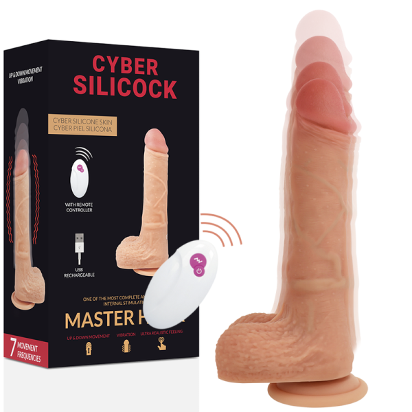 CYBER SILICOCK - TÉLÉCOMMANDE RÉALISTE MASTER HUCK 20.9 CM -O- 4 CM - – Image 5