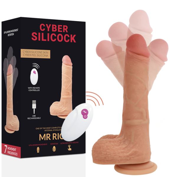 CYBER SILICOCK - TÉLÉCOMMANDE RÉALISTE MR RICK 20.9 CM -O- 4 CM - – Image 5