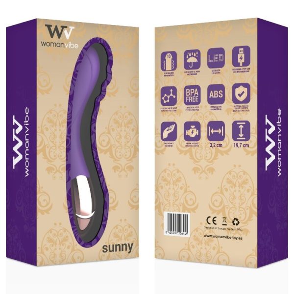 WOMANVIBE - VIBRATEUR RECHARGEABLE EN SILICONE SUNNY - – Image 5