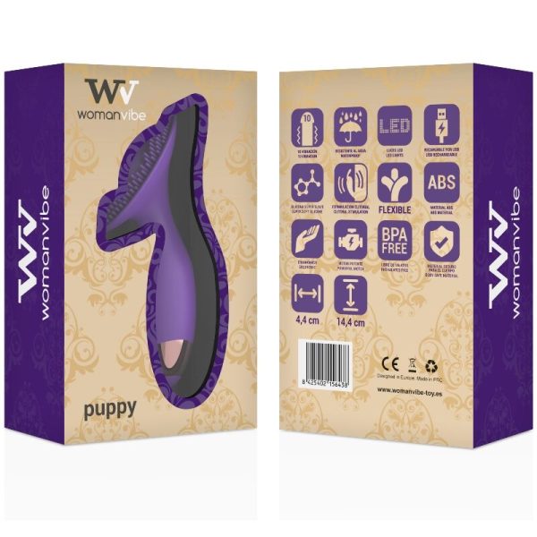 WOMANVIBE - PUPPY STIMULATOR SILICONE RECHARGEABLE - – Image 5