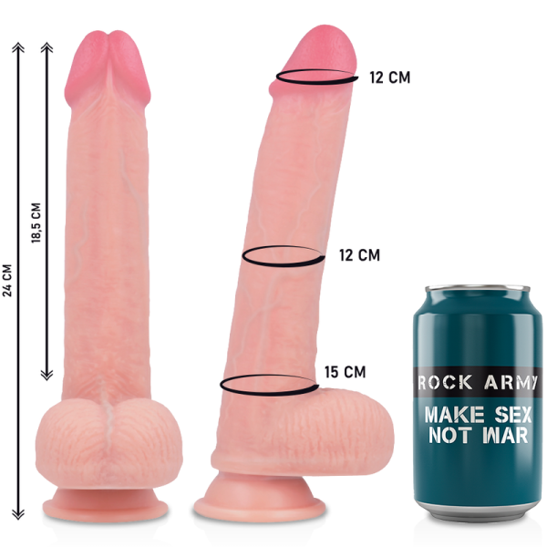 ROCKARMY - ARN S + GODE EN SILICONE LIQUIDE PREMIUM KINGCOBRA 24 CM -O- 4.77 CM - – Image 3