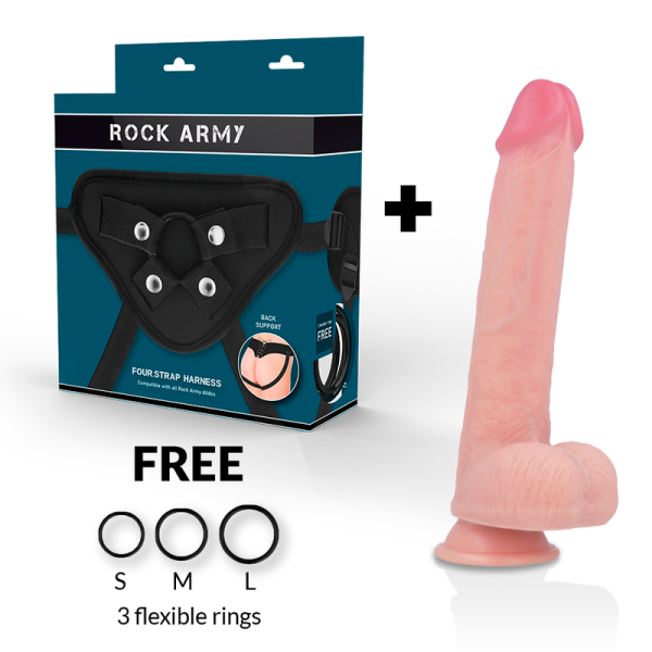 ROCKARMY - ARN S + GODE EN SILICONE LIQUIDE PREMIUM KINGCOBRA 24 CM -O- 4.77 CM - – Image 2
