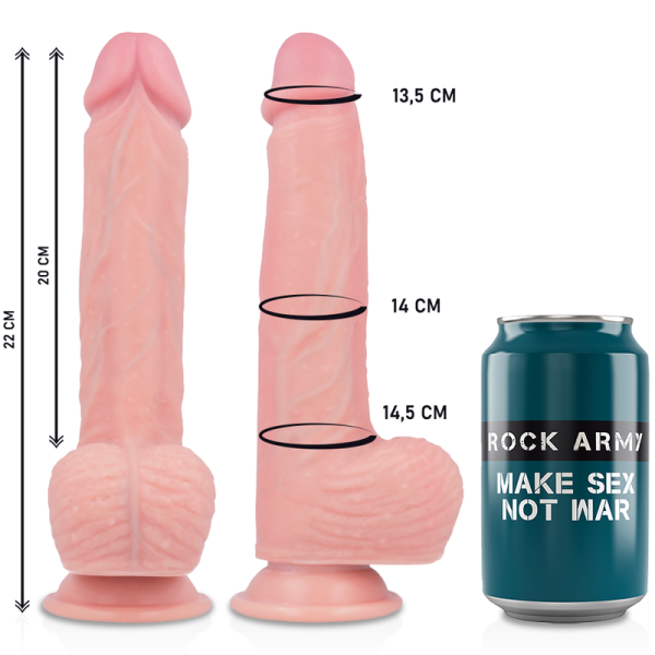 ROCKARMY - HARNAIS + VIBRATEUR SILICONE LIQUIDE PREMIUM TÉLÉCOMMANDE APACHE 20.5 CM -O- 4.62 CM - – Image 4