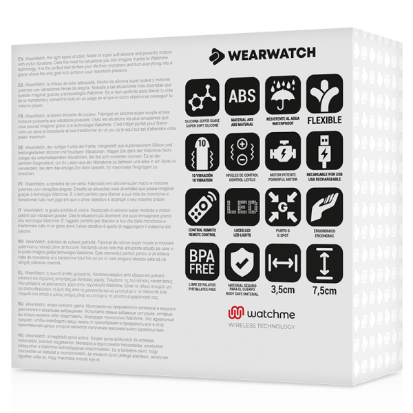WEARWATCH - TÉLÉCOMMANDE WATCHME TECHNOLOGIE ŒUF FUCHSIA / JET - – Image 6