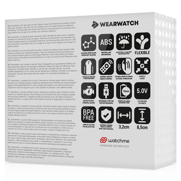 WEARWATCH - WATCHME VIBRATEUR DOUBLE TECHNOLOGIE INDIGO / ROSE - – Image 7