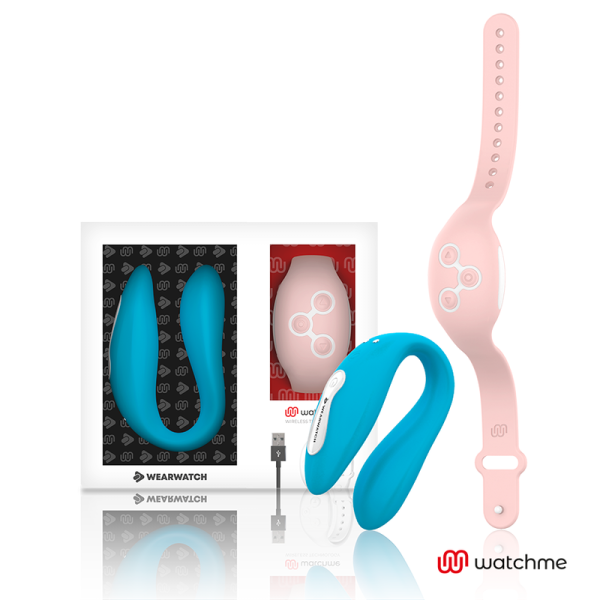 WEARWATCH - WATCHME VIBRATEUR DOUBLE TECHNOLOGIE INDIGO / ROSE - – Image 2