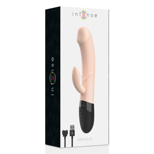 INTENSE - VIBRATEUR RECHARGEABLE NATUREL MAGNUS DUAL - – Image 7