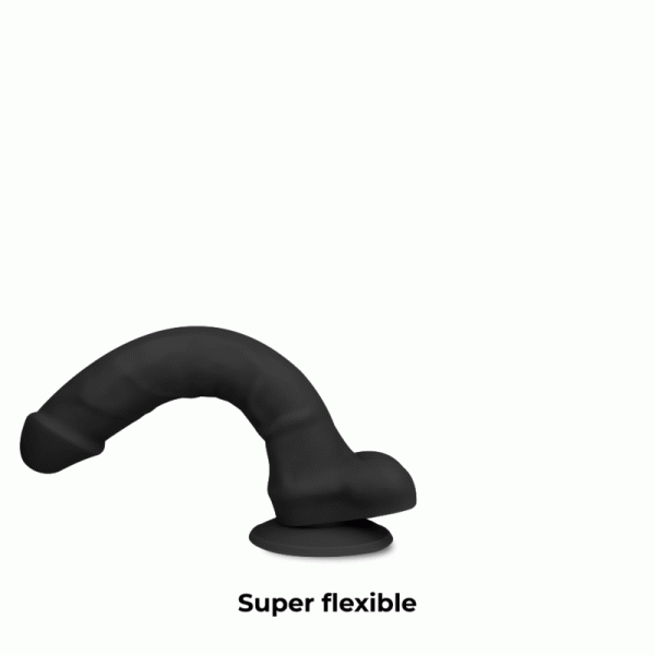 COCK MILLER - HARNAIS + SILICONE DENSITÉ COCKSIL ARTICULABLE NOIR 13 CM - – Image 4