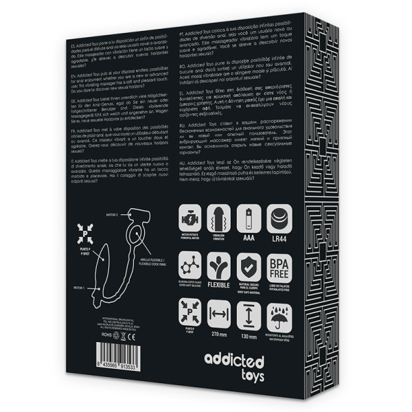 ADDICTED TOYS - PLUG ANAL AVEC ANNEAU VIBRANT - – Image 7