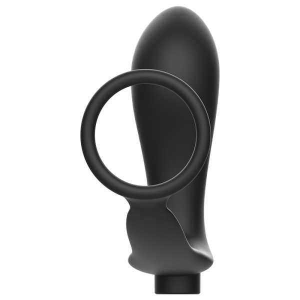 ADDICTED TOYS - ANNEAU PÉNIS AVEC TÉLÉCOMMANDE PLUG ANAL NOIR RECHARGEABLE - – Image 6