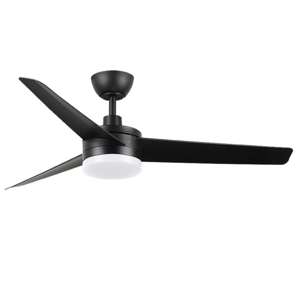 Ventilateur de plafond LED courbe noire - Ledme - LM8813