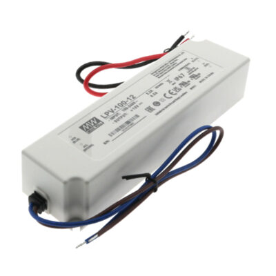 Alimentation pour bandes LED Mean Well 100W 12VDC IP67 - Ledme - LPV-100-12