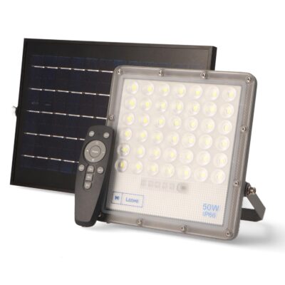 Projecteur LED Solaire Bari 50W - DSC 6000K - Ledme - LM6851
