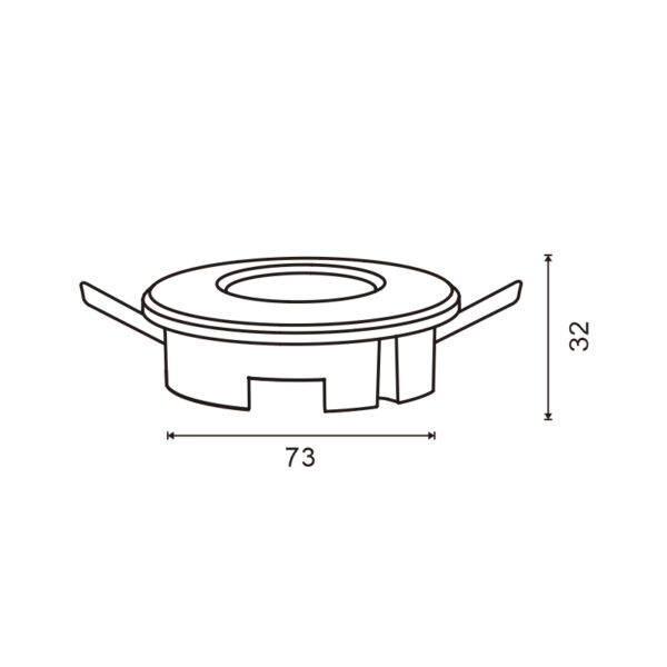 Détecteur de mouvement PIR encastrable/surface 360º Unsitch - Ledme - LM9113 – Image 2
