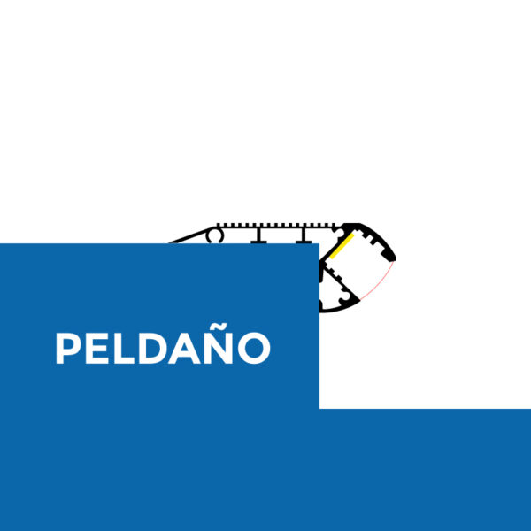 Profilé spécial aluminium Escaliers 12/24V 2 mètres - DSC - Ledme - LM3371 – Image 3