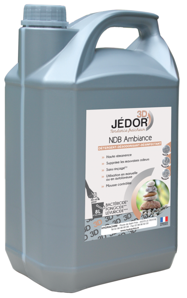 Jedor 3d detergent -le bidon de 5 litres parfum au choix( floral,pamplemousse,citron vert,ambiance) - HYDRACHIM - Détergents sol – Image 2