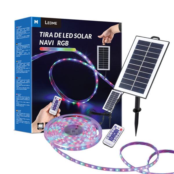 Pack Tira de Led Solaire Smd2835 300L Multicolore - 5 Métros - Ledme - LM2425