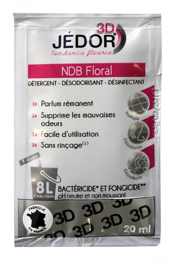 Jedor 3d detergent 250 dosettes de 20ml - parfum au choix - HYDRACHIM - Détergents sol – Image 2