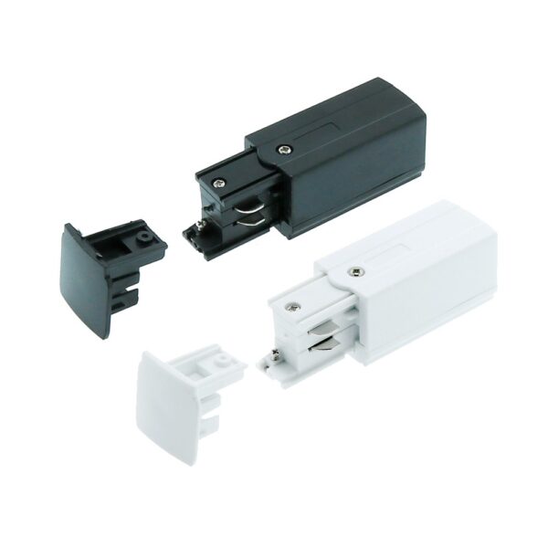 Connecteur et fiche pour rail triphasé Blanc - Ledme - LM3224