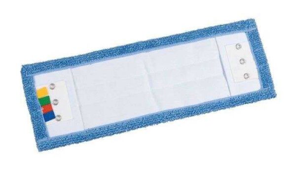 Frange microfibre bleue 50 cm microfibres bleue ,poches + languettes - TAMPEL - Le lavage – Image 2