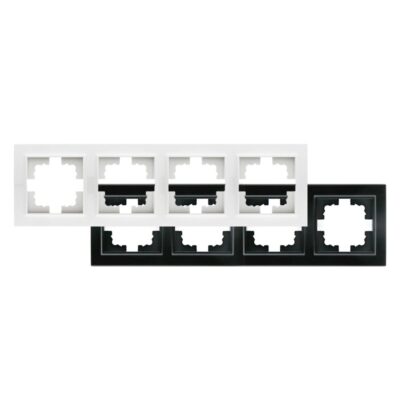 Cadre pour 4 modules - EP Blanc - Ledme - EP-51-W