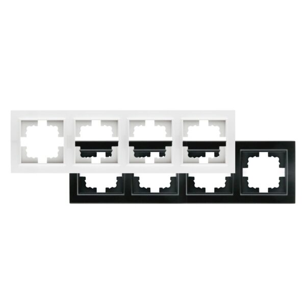 Cadre pour 4 modules - EP Blanc - Ledme - EP-51-W