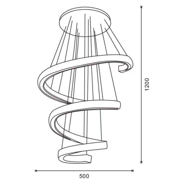 Plafonnier Godée cct - DSC - Ledme - LM8161 – Image 2