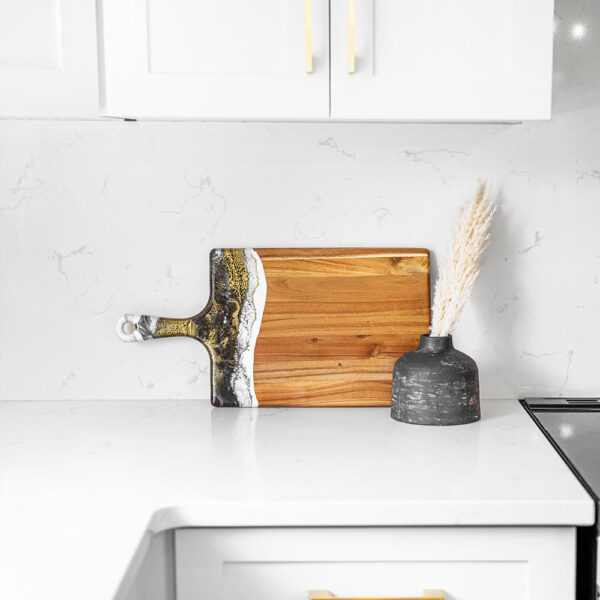 Grandes planches de fromages d'acacia  -  Onyx  - LYNN & LIANA
