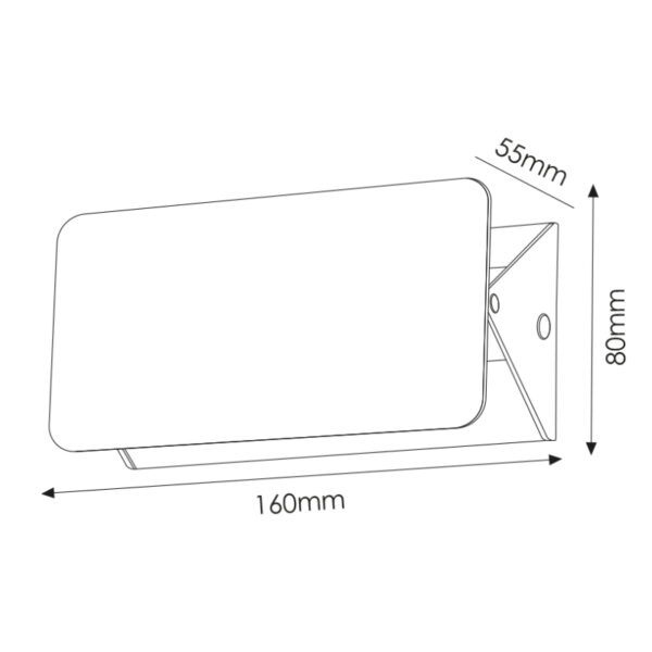 Applique LED Vas 5W CCT - Ledme - LM6164 – Image 2