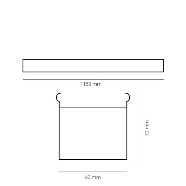 Barre linéaire Barcelone 40W (UGR 19) CCT - Ledme - LM1186 – Image 2