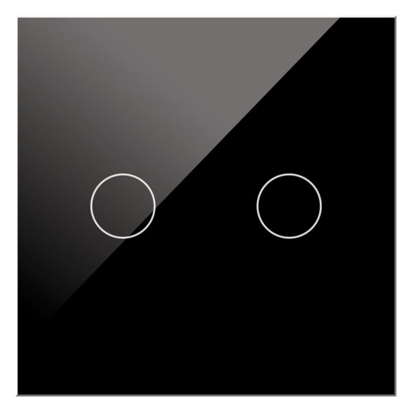 Interrupteur Double Tactile avec WIFI Blanc - Ledme - BD-02WSCM-W – Image 3