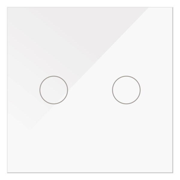 Interrupteur Double Tactile avec WIFI Blanc - Ledme - BD-02WSCM-W – Image 4