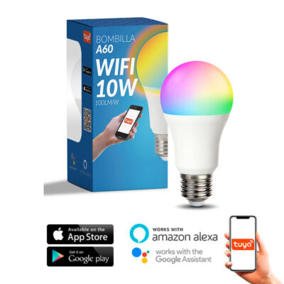Ampoule LED SmartHome E27 A60 10W RVB+CCT - Ledme - LM7141