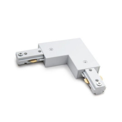 Connecteur en L pour rail biphasé blanc - DSC - Ledme - LM3252A