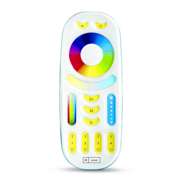 Télécommande RF pour variateur LED RGB+CCT 4 zones - Ledme - LM2088