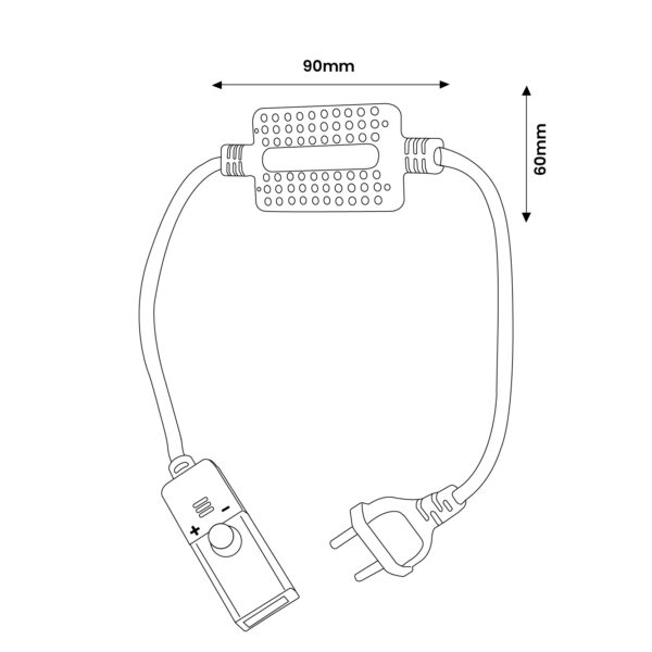 Contrôleur pour Bande LED 220V Mixte - DSC - Ledme - LM2039 – Image 2
