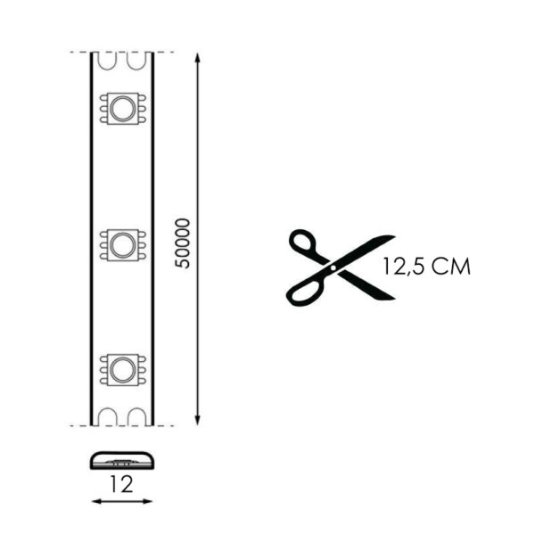 Tiroir LED 220VAC SMD2835 Bergame 13W/m IP65 RGB - 25 mètres RGB - Ledme - LM2334 – Image 2