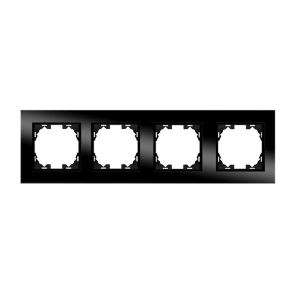Cadre en verre pour 4 modules - FB Noir - Ledme - FB-51-B – Image 5