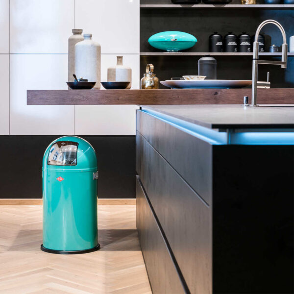 Poubelle 50 litres pushboy - VEPABINS - Poubelles bureaux – Image 2