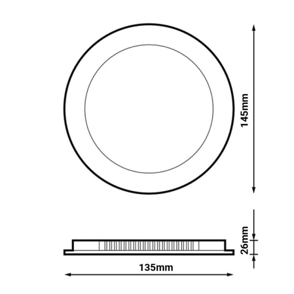 Downlight LED Circulaire Série Advance 12W CCT CCT - Ledme - LM5002 – Image 2