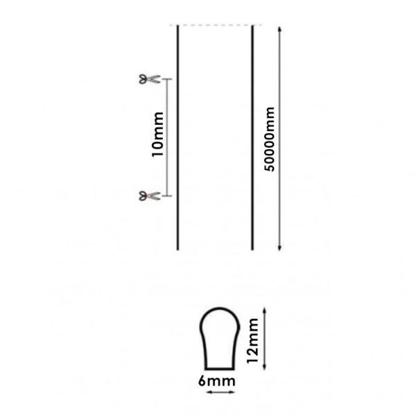 Néon LED Flexible 12VDC Lettres 14W/m RVB - 50 Mètres RVB - Ledme - LM2491 – Image 2