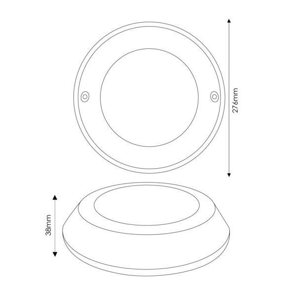 Cadre de surface blanc pour ampoule de piscine PAR56 Next Series - Ledme - LM6417 – Image 2