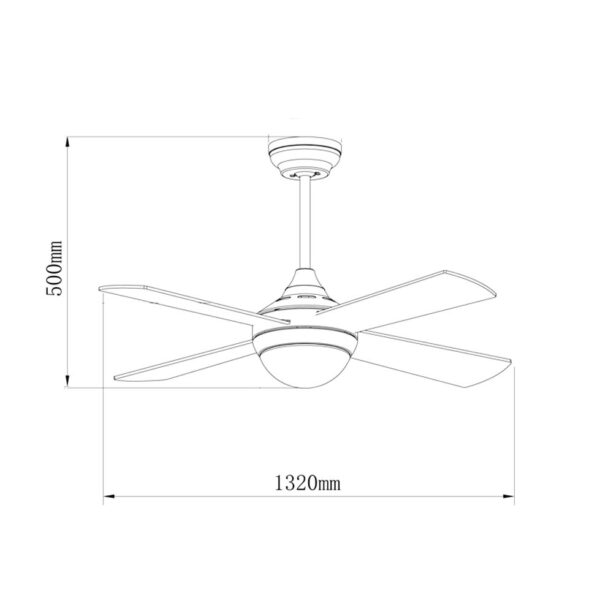 Ventilateur de plafond LED Easymal - Ledme - LM8809 – Image 2