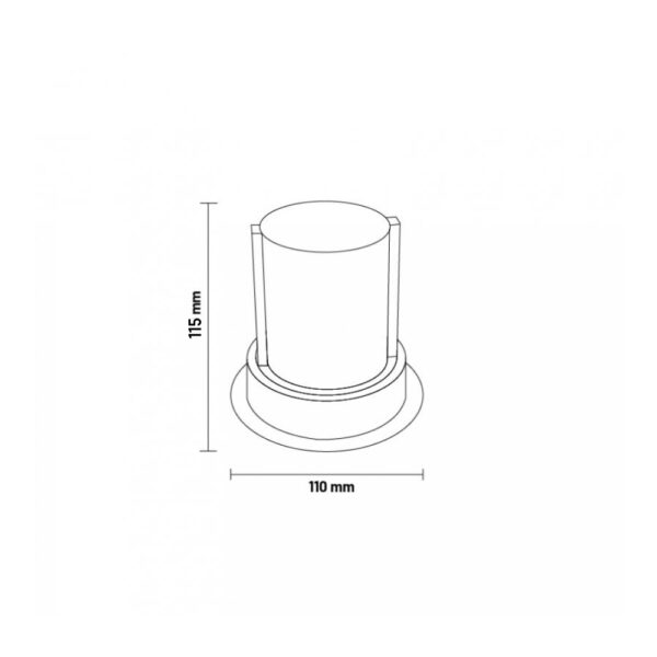 Foco Tube LED orientable Rond 12W 4000K - Ledme - GA4182 – Image 2